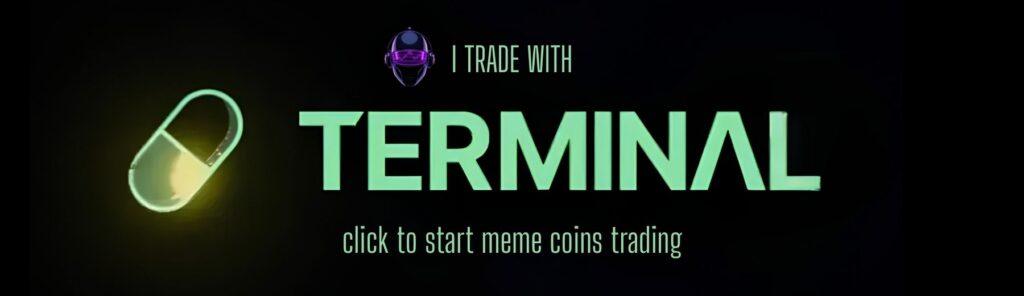 cryptochris trades with terminal banner